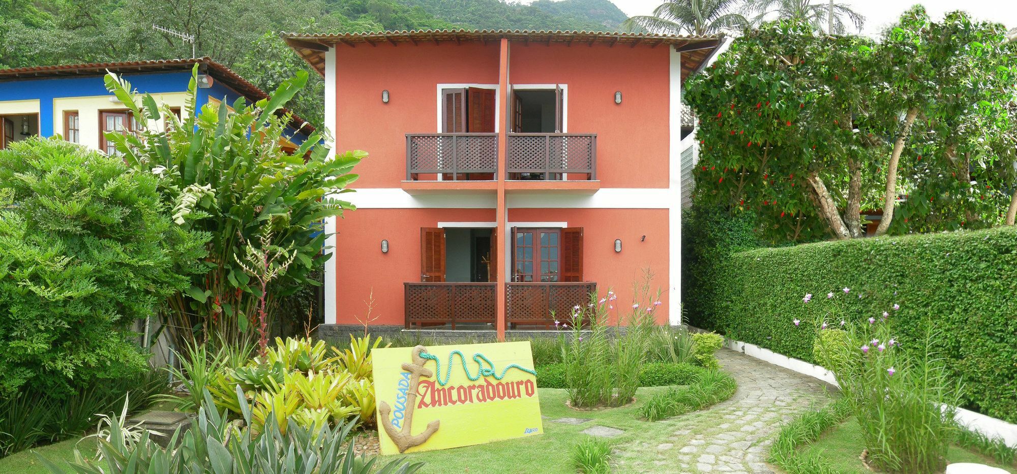 Pousada Ancoradouro Hotel Vila do Abraao Ngoại thất bức ảnh